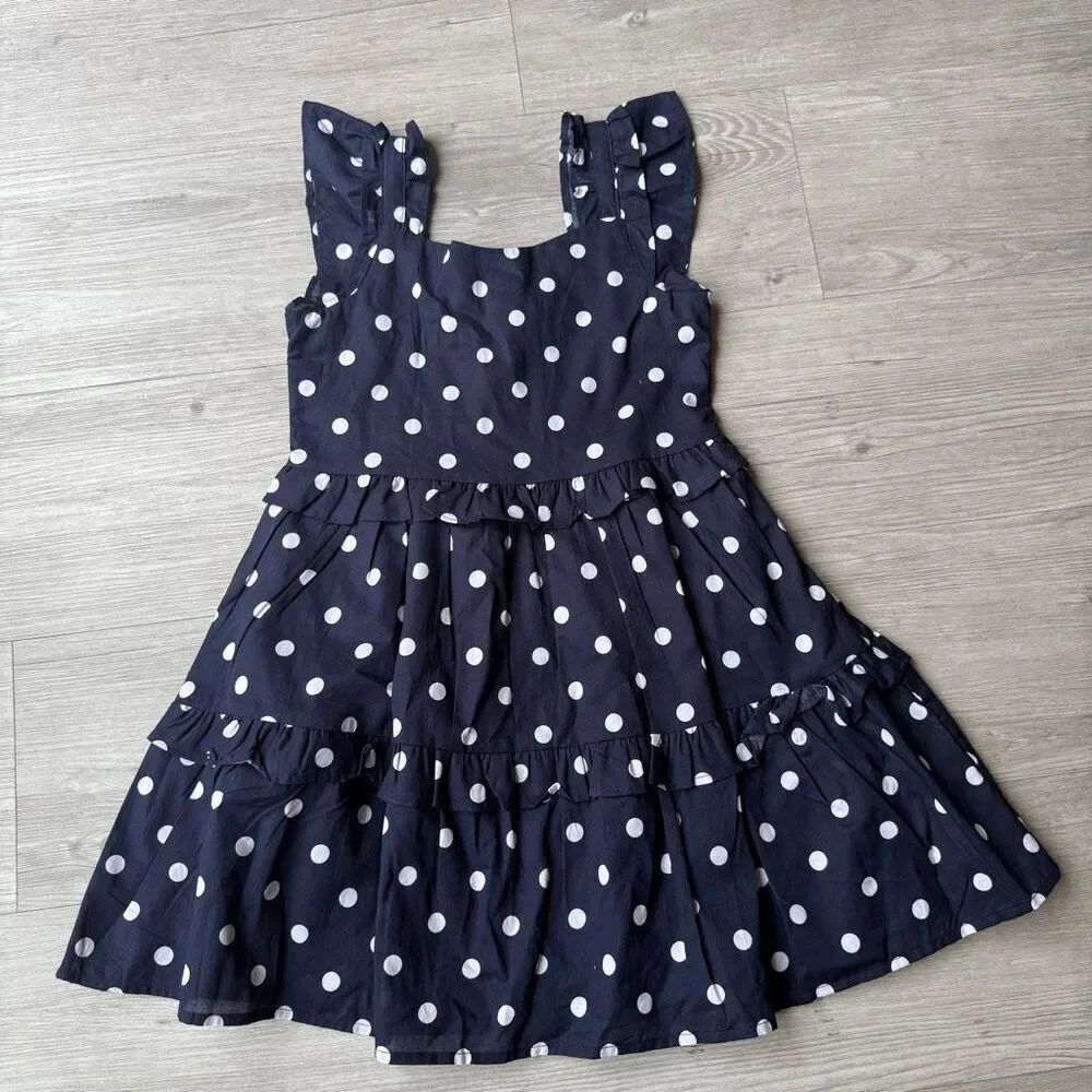 Janie & Jack The Spot On Style Dress Polka Dot Size 6 NWT